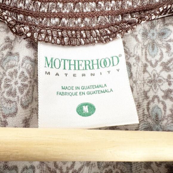 Motherhood Maternity Boho Stretch Blouse Top Size Medium - Picture 2 of 7